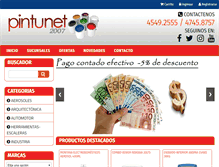 Tablet Screenshot of pintunet2007.com